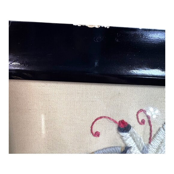 Vintage Native American Kachina Stitchery Wall Art Hopi Basket Weaving Handmade - Picture 3 of 8